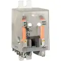 Dayton 12VDC, 8-Pin Flange Mount Relay; Flange Location: Side, AC Contact Rating: 10A @ 277V