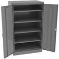 Tennsco Commercial Storage Cabinet, Medium Gray, 60" H X 36" W X 24" D, Assembled