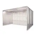 Floor Paint Spray Booth: 8 ft Inside Working Ht, 10 ft Inside Working Wd