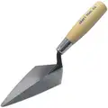 Kraft Tool Co. Pointing Trowel: Heavy Duty, Pointing, 5 1/2 in Lg , 2 1/2 in Wd , Steel