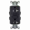 Hubbell Wiring Device-Kellems 20 AA Commercial Receptacle, Black; Tamper Resistant: Yes