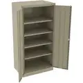 Tennsco Commercial Storage Cabinet, Sand, 72" H X 36" W X 24" D, Unassembled
