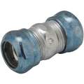 Raco Compression Conduit Coupling: Steel, 1" Trade Size, 2 5/16" Overall Length, Country Of Origin CN