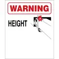 Clearance Height Sign No Measurements Adhesive Vinyl