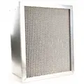 Air Handler Cartridge Air Filter, 20x24x12 Nominal Filter Size, MER V 14, Microfiber, Single, Frame Included: Yes