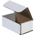 Mailing Carton, White, Inside Width 3", Inside Length 5", Inside Depth 2", 50 PK