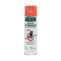 Industrial Choice 360 Degree Marking Paint: Inverted Paint Dispensing, Fluorescent Red, 17 oz