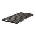 Stackable, 4-Way, Recycled PVC Pallet; 5" H x 96" L x 48" W, Black / Gray