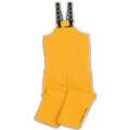 Helly Hansen Rain Bib Overall, High Visibility: No, ANSI Class: Unrated, Polyester, L, Yellow