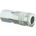 Quick Connect Hose Coupling: 1/2 in Body Size, 1/2 in Hose Fitting Size, Sleeve, Socket