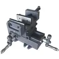 Machine Vise, Cross Vise, Fixed Base, 6" Jaw Opening (In.), 6" Jaw Width (In.)