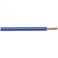 100 ft. UL 1007, UL 1569, CSA TR-64 Hookup Wire, Nominal Outside Dia.: 0.062", Wire Color: Blue