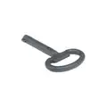 Hubbell-Wiegmann Key, Zinc, Black Matted Finish, For Use With: N412C Enclosures, 1 EA