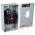 General Electric Push Button Manual Motor Starter, Enclosure NEMA Rating 1, 25 Amps AC, NEMA Size:M-0