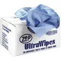 Zep No Series Nonwoven Cloth Disposable Wipes, 450 Ct. 12" x 14" Sheets, Blue