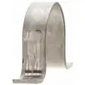 Heavy Duty Pipe Strap: 304 Stainless Steel, 4 in Pipe Size, 8 13/16 in Lg