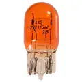 Glass Wedge Mini Bulb, Trade Number B7443A, 21 Watts, 12 V