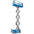 Electric Scissor Lift, Yes Drive, DC Power Source, 25 ft. Max. Work Height, 500 lb. Load Capacity