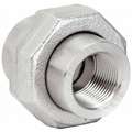 Union: 304 Stainless Steel, 1/2 in x 1/2 in Fitting Pipe Size, Female NPT x Female NPT, Class 3000