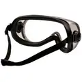 Over-The-Glass Impact Protective Goggles, Clear Lens, Black Frame