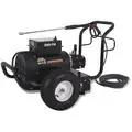 Mi-T-M Medium Duty (2000 to 2799 psi) Electric Cart Pressure Washer, Cold Water Type, 3.2 gpm, 2500 psi