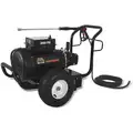Mi-T-M Heavy Duty (2800 to 3299 psi) Electric Cart Pressure Washer, Cold Water Type, 3.9 gpm, 3000 psi