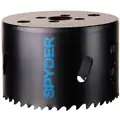 Spyder Hole Saw, Primary Material Application Wood, Bi-Metal Tooth Material, 4" Saw Dia.
