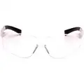 Pyramex Mini Ztek Frameless Safety Glasses, Clear Frame, Clear Lens, Polycarbonate, Scratch-Resistant