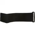Hook-and-Loop-Type Cinch Strap with No Adhesive, Black, 2" x 12", 10PK