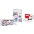 First Aid Kit, Kit, Plastic Case Material, Vehicle, 5 People Served Per Kit