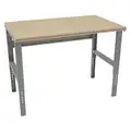 Tennsco Bolted Workbench, Shop Top, 36" Depth, 35-3/8" to 41-3/8" Height, 60" Width, 1, 900 lb. Load C