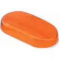 Grote 90123-3 Oblong Clearance Marker Replacement Lens; Amber