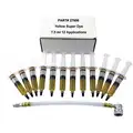 Supercool A/C Dye Syringes Kit: A/C Dye Syringe, Automotive A/C, Plastic, 7 in Overall L, 12 PK