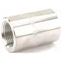 Coupling: 316 Stainless Steel, 3/4 in x 3/4 in Fitting Pipe Size, Female NPT x Female NPT