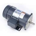 Leeson DC Permanent Magnet Motor: 1/2 HP, 1,750 Nameplate RPM, 56C Frame, Face/Base Mounting