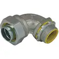 Raco Malleable Iron/Steel Insulated Connector, Connector Type: 90&deg;, Conduit Size: 1/2"