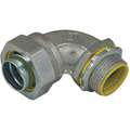 Raco Malleable Iron/Steel Insulated Connector, Connector Type: 90&deg;, Conduit Size: 3/4"