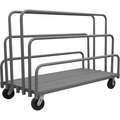 Multiheight Vertical Panel Truck with Adjustable Rails, 2,000 lb. Load Capacity, 36", 24"