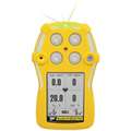 BW Technologies QT-XWHM-R-Y-NA Multi-Gas Detector (CO, H2S, LEL, O2), Yellow