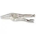 Long Nose Locking Pliers, Jaw Capacity: 1-5/8", Jaw Length: 1-7/16", Jaw Thickness: 3/16