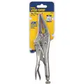 Long Nose Locking Pliers, Jaw Capacity: 2-7/8", Jaw Length: 2-3/32", Jaw Thickness: 3/16"