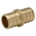 Coupling: Brass, Barbed x Barbed, For 3/4 in x 3/4 in Tube ID, 1 3/8 in Overall Lg