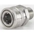 Quick-Connect Coupler: 3/8 in (M)NPT, 3/8 in (F) Quick Connect