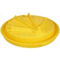 Funnel King Drum Funnel, Overall Capacity 2 gal, Spout OD 1 3?4", Spout Length 2", Color Yellow