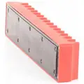 Westward Red Magnetic Screwdriver Holder, Steel / Plastic, 11-1/4" Length, 2-1/4" Width