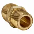 Male Connector: For 3/8 in Tube OD, 3/8 in Pipe Size, Flared x MNPT, 1 7/16 in Overall Lg