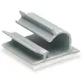 Ty-Rap Cable Clip, Side Entry, Mounting Method Adhesive Backed, Material PVC, Color Gray, PK 25