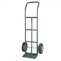 Hand Truck, 550 lb. Load Capacity, Continuous Frame Flow-Back, 14" Noseplate Width