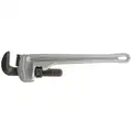 Ridgid Pipe Wrench: 2 1/2 in Jaw Capacity, Serrated, 18 in Overall Lg, I-Beam, Tether Capable Tether