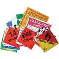Assorted Set Hazardous DOT Container Labels